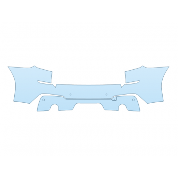 PAINT PROTECTION KIT - 2024 BMW X3 M COMPETITION REAR BUMPER - SENSORS - PRECUT PPF CLEAR BRA WRAP