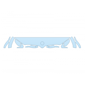 PAINT PROTECTION KIT - 2024 BMW X3 M COMPETITION HOOD FENDERS MIRRORS 12 INCH - (WRAPPED EDGES) - PRECUT PPF CLEAR BRA WRAP