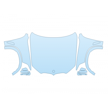 Precut PPF Kit – Clear Bra Paint Protection Film PAINT PROTECTION KIT - 2025 BMW X5 SDRIVE 40I FULL HOOD FENDERS MIRRORS - FENDER FLARES - (WRAPPED EDGES) - PRECUT PPF CLEAR BRA WRAP