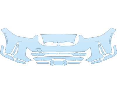 PAINT PROTECTION KIT - 2024 BMW X5 XDRIVE 40I BUMPER - PRECUT PPF CLEAR BRA WRAP