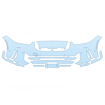 PAINT PROTECTION KIT - 2024 BMW X5 XDRIVE 40I BUMPER - PRECUT PPF CLEAR BRA WRAP