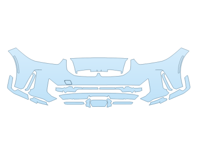PAINT PROTECTION KIT - 2024 BMW X5 XDRIVE 50E BUMPER - PRECUT PPF CLEAR BRA WRAP