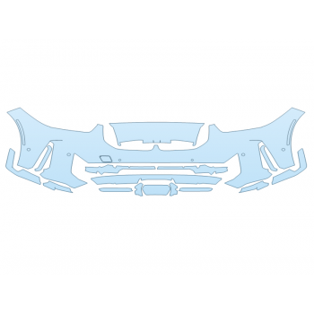 PAINT PROTECTION KIT - 2024 BMW X5 XDRIVE 50E BUMPER - PRECUT PPF CLEAR BRA WRAP