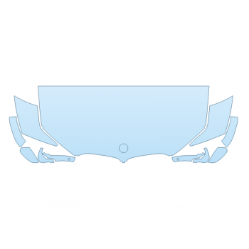 PAINT PROTECTION KIT - 2024 BMW X5 XDRIVE 50E HOOD FENDERS MIRRORS 30 INCH - (WRAPPED EDGES) - PRECUT PPF CLEAR BRA WRAP