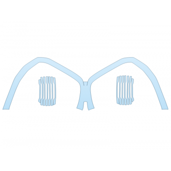 PAINT PROTECTION KIT - 2024 BMW X5 XDRIVE 50E GRILL - PRECUT PPF CLEAR BRA WRAP