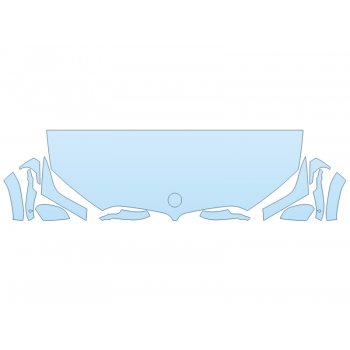 Precut PPF Kit – Clear Bra Paint Protection Film PAINT PROTECTION KIT - 2024 BMW X6 XDRIVE 40I HOOD FENDERS MIRRORS 24 INCH - - PRECUT PPF CLEAR BRA WRAP