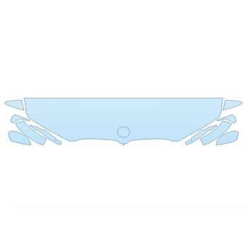 PAINT PROTECTION KIT - 2024 BMW X7 40I HOOD FENDERS MIRRORS 18 INCH - (WRAPPED EDGES) - PRECUT PPF CLEAR BRA WRAP