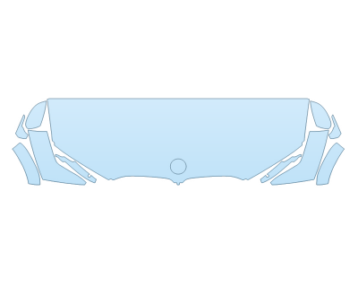 PAINT PROTECTION KIT - 2024 BMW X7 40I HOOD FENDERS MIRRORS 24 INCH - (WRAPPED EDGES) - PRECUT PPF CLEAR BRA WRAP