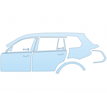 PAINT PROTECTION KIT - 2024 BMW X7 40I DRIVER SIDE - PRECUT PPF CLEAR BRA WRAP