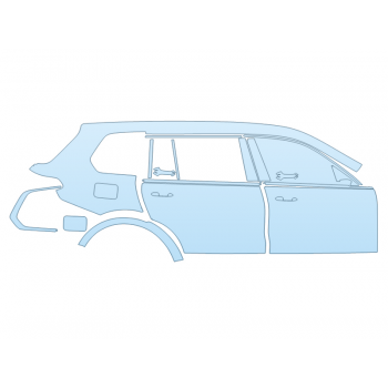 PAINT PROTECTION KIT - 2024 BMW X7 40I PASSENGER SIDE - PRECUT PPF CLEAR BRA WRAP