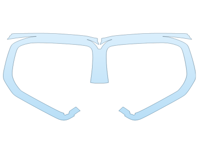 PAINT PROTECTION KIT - 2024 BMW X7 40I GRILL - PRECUT PPF CLEAR BRA WRAP