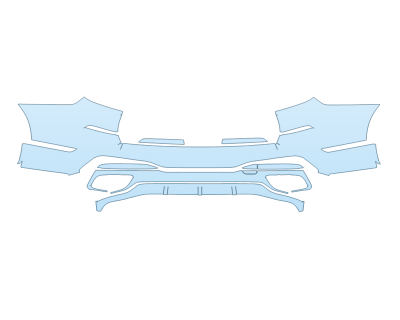 PAINT PROTECTION KIT - 2024 BMW X7 M60I REAR BUMPER - PRECUT PPF CLEAR BRA WRAP