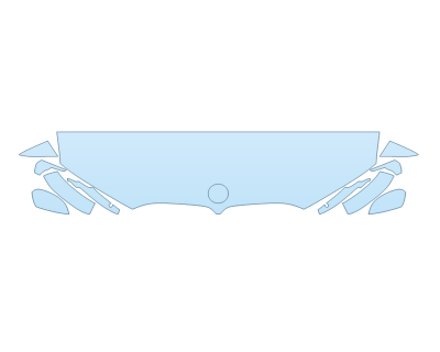 PAINT PROTECTION KIT - 2024 BMW X7 M60I HOOD FENDERS MIRRORS 18 INCH - - PRECUT PPF CLEAR BRA WRAP