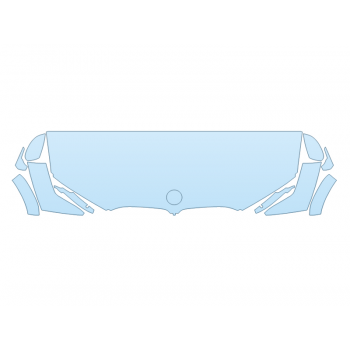 PAINT PROTECTION KIT - 2024 BMW X7 M60I HOOD FENDERS MIRRORS 24 INCH - (WRAPPED EDGES) - PRECUT PPF CLEAR BRA WRAP