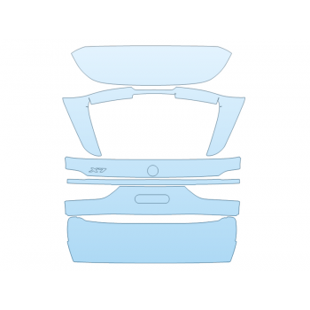 PAINT PROTECTION KIT - 2024 BMW X7 M60I REAR HATCH - PRECUT PPF CLEAR BRA WRAP