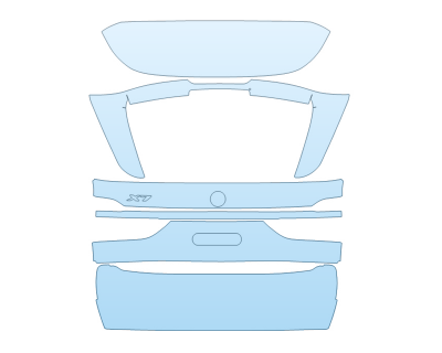PAINT PROTECTION KIT - 2024 BMW X7 M60I REAR HATCH - PRECUT PPF CLEAR BRA WRAP