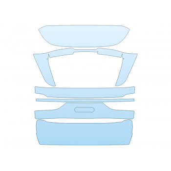 PAINT PROTECTION KIT - 2024 BMW X7 M60I REAR HATCH W/O EMBLEMS - PRECUT PPF CLEAR BRA WRAP