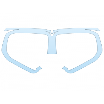 PAINT PROTECTION KIT - 2024 BMW X7 M60I GRILL - PRECUT PPF CLEAR BRA WRAP