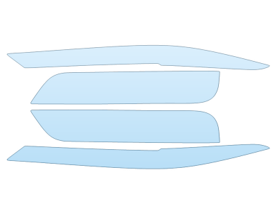 PAINT PROTECTION KIT - 2024 BMW X7 M60I HEADLIGHTS - FOGLIGHTS - PRECUT PPF CLEAR BRA WRAP