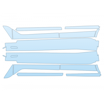 PAINT PROTECTION KIT - 2024 BMW X7 M60I ROCKERS - PRECUT PPF CLEAR BRA WRAP