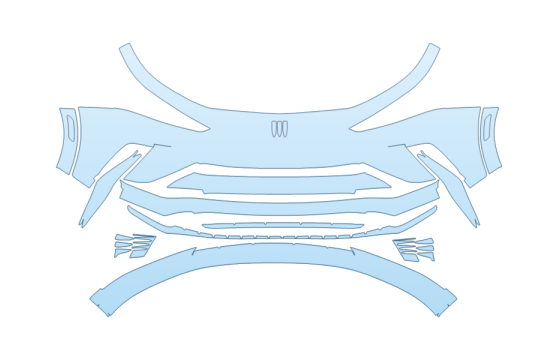 Precut PPF Kit – Clear Bra Paint Protection Film 2027 BUICK ENVISTA AVENIR BUMPER - PRECUT PPF CLEAR BRA WRAP