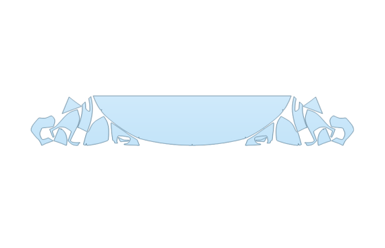 2027 BUICK ENVISTA AVENIR HOOD FENDERS MIRRORS 18 INCH - (WRAPPED EDGES) - PRECUT PPF CLEAR BRA WRAP