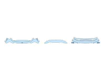 2025 BUICK ENVISTA PREFERRED BUMPER (MULTI PIECE) - PRECUT PPF CLEAR BRA WRAP