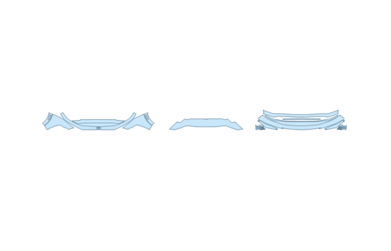 2027 BUICK ENVISTA PREFERRED BUMPER (MULTI PIECE) - PRECUT PPF CLEAR BRA WRAP