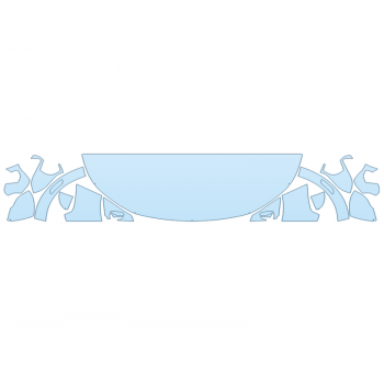 2025 BUICK ENVISTA PREFERRED HOOD FENDERS MIRRORS 24 INCH - (WRAPPED EDGES) - PRECUT PPF CLEAR BRA WRAP
