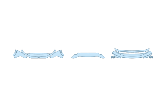 Precut PPF Kit – Clear Bra Paint Protection Film 2027 BUICK ENVISTA SPORT TOURING BUMPER (MULTI PIECE) - PRECUT PPF CLEAR BRA WRAP