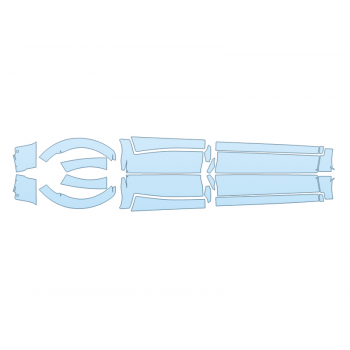 2025 BUICK ENVISTA SPORT TOURING ROCKERS - PRECUT PPF CLEAR BRA WRAP