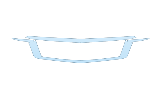 PAINT PROTECTION KIT - 2027 CADILLAC ESCALADE LUXURY GRILL - PRECUT PPF CLEAR BRA WRAP