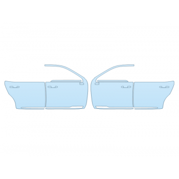 PAINT PROTECTION KIT - 2024 CADILLAC ESCALADE PREMIUM LUXURY FULL DOORS - PRECUT PPF CLEAR BRA WRAP