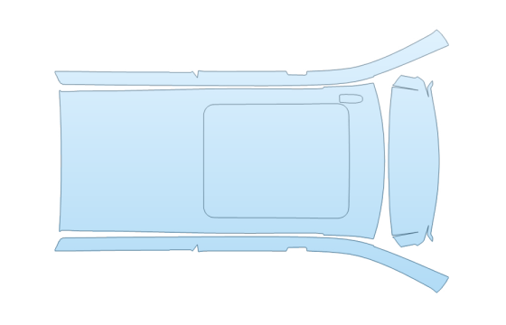 PAINT PROTECTION KIT - 2027 CADILLAC ESCALADE PREMIUM LUXURY FULL ROOF - PRECUT PPF CLEAR BRA WRAP