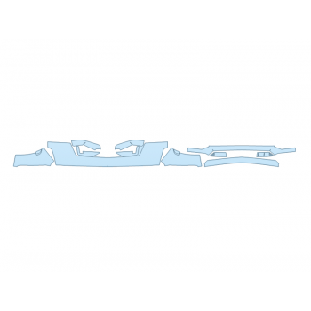 PAINT PROTECTION KIT - 2025 CADILLAC ESCALADE PREMIUM LUXURY PLATINUM BUMPER (MULTI PIECE) - PRECUT PPF CLEAR BRA WRAP