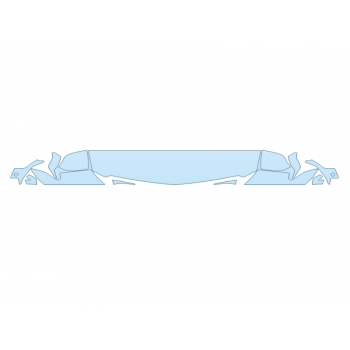 PAINT PROTECTION KIT - 2025 CADILLAC ESCALADE PREMIUM LUXURY PLATINUM HOOD FENDERS MIRRORS 18 INCH - (WRAPPED EDGES) - PRECUT PPF CLEAR BRA WRAP