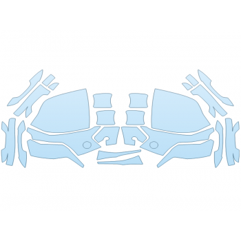PAINT PROTECTION KIT - 2025 CADILLAC ESCALADE PREMIUM LUXURY PLATINUM MIRRORS - DOOR CUPS - PRECUT PPF CLEAR BRA WRAP