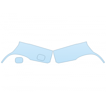 PAINT PROTECTION KIT - 2024 CADILLAC ESCALADE SPORT REAR FULL FENDERS - PRECUT PPF CLEAR BRA WRAP