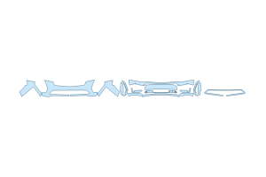 2027 CADILLAC ESCALADE V SERIES BUMPER (MULTI PIECE)