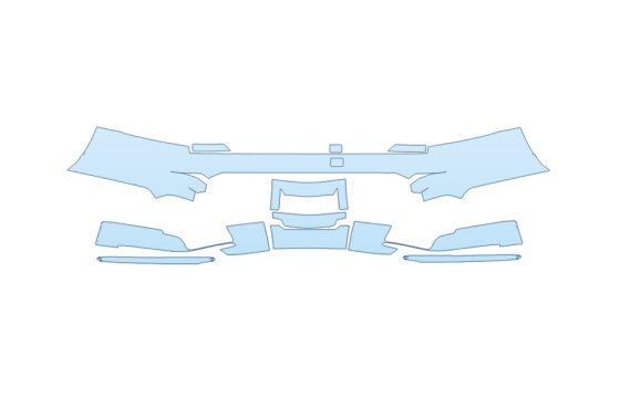PAINT PROTECTION KIT - 2027 CADILLAC ESCALADE V SERIES REAR BUMPER - PRECUT PPF CLEAR BRA WRAP