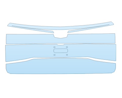 PAINT PROTECTION KIT - 2024 CADILLAC ESCALADE ESV LUXURY TAILGATE KIT - PRECUT PPF CLEAR BRA WRAP