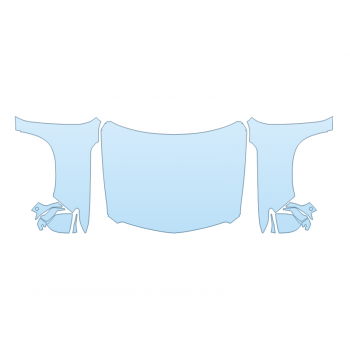 PAINT PROTECTION KIT - 2024 CADILLAC ESCALADE ESV PREMIUM LUXURY PLATINUM FULL HOOD FENDERS MIRRORS - PRECUT PPF CLEAR BRA WRAP