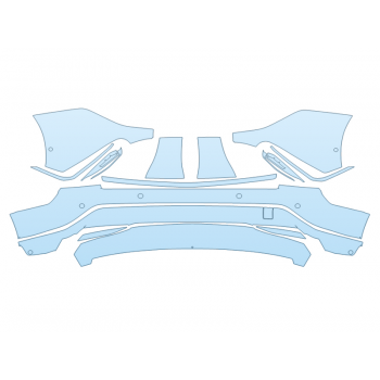 PAINT PROTECTION KIT - 2024 CADILLAC LYRIQ LUXURY REAR BUMPER - SENSORS - PRECUT PPF CLEAR BRA WRAP