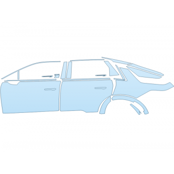 PAINT PROTECTION KIT - 2024 CADILLAC LYRIQ LUXURY DRIVER SIDE - PRECUT PPF CLEAR BRA WRAP