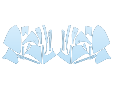 PAINT PROTECTION KIT - 2024 CADILLAC LYRIQ LUXURY MIRRORS - DOOR CUPS - PRECUT PPF CLEAR BRA WRAP