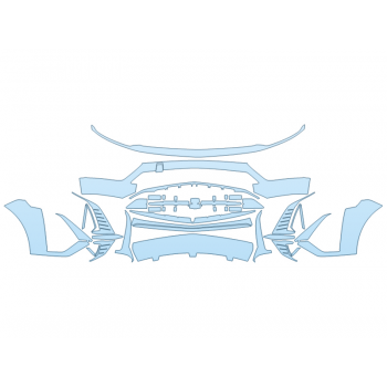 Precut PPF Kit – Clear Bra Paint Protection Film PAINT PROTECTION KIT - 2024 CADILLAC LYRIQ SPORT BUMPER - PRECUT PPF CLEAR BRA WRAP