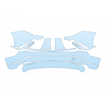 PAINT PROTECTION KIT - 2024 CADILLAC LYRIQ SPORT REAR BUMPER - PRECUT PPF CLEAR BRA WRAP