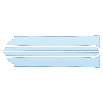 PAINT PROTECTION KIT - 2024 CADILLAC LYRIQ SPORT A PILLARS - PRECUT PPF CLEAR BRA WRAP