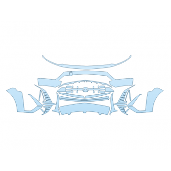 Precut PPF Kit – Clear Bra Paint Protection Film PAINT PROTECTION KIT - 2024 CADILLAC LYRIQ TECH BUMPER - PRECUT PPF CLEAR BRA WRAP