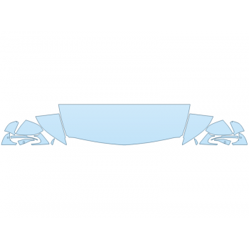 PAINT PROTECTION KIT - 2024 CADILLAC LYRIQ TECH HOOD FENDERS MIRRORS 18 INCH - (WRAPPED EDGES) - PRECUT PPF CLEAR BRA WRAP